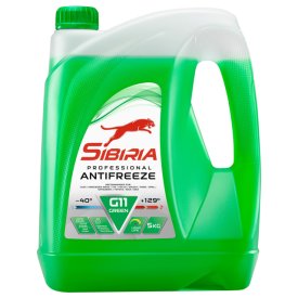 Антифриз SIBIRIA Antifreeze G11 зеленый 5кг