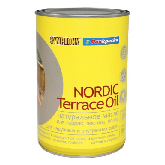 Масло SYMPHONY Nordic Terrace Oil 0,9л бесцветное, арт.1101224