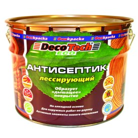 Антисептик DecoTech Eco 10л бесцветный, арт.14465