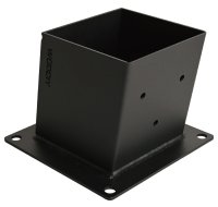 Угол наклонный 100x100 мм цвет черный