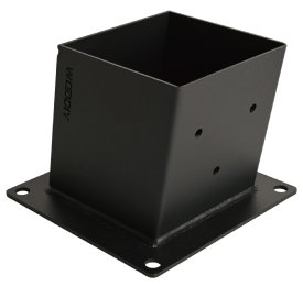 Угол наклонный 100x100 мм цвет черный
