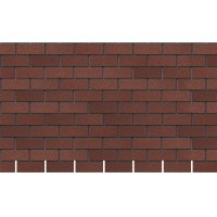 Панель фасадная гибкая Docke Standard Brick 1000х250 мм красная 2,5 кв.м