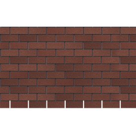 Панель фасадная гибкая Docke Standard Brick 1000х250 мм красная 2,5 кв.м