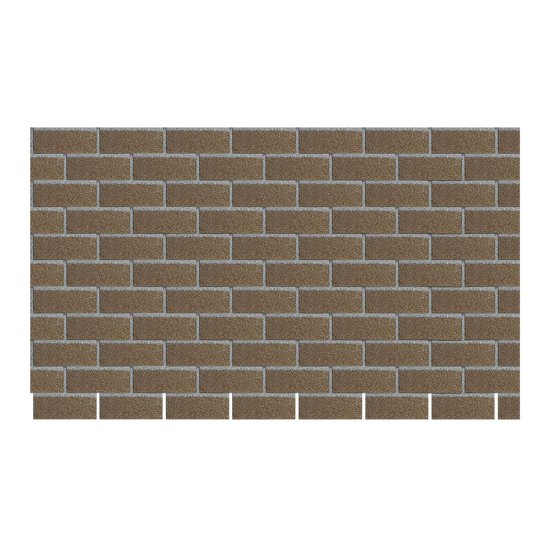 Панель фасадная гибкая Docke Standard Brick 1000х250 мм бежевая 2,5 кв.м