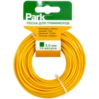 Леска для триммера PARK 3мм 15м квадрат