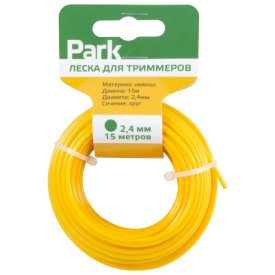 Леска для триммера PARK 2,4мм 15м круг