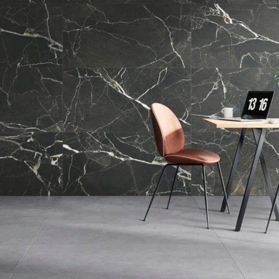 Керамогранит Vitra Силк Марбл Порто Неро 1200х600х8 мм (2 шт.=1,44 кв.м)