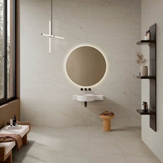 Керамогранит Vitra Силк Марбл Марфим кремовый 1200х600х8 мм (2 шт.=1,44 кв.м)