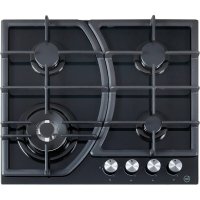 Варочная панель газовая MBS PG-610BL 4 конфорки черная