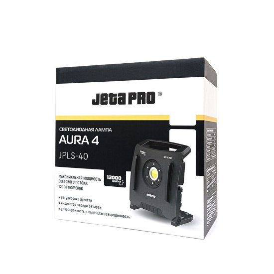Фонарь переносной Jeta Pro JPLS-40 AURA-4 светодиодный 1 LED 100 Вт пластик/алюминий 2 режима