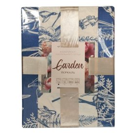 Постельное белье 1,5сп Garden перкаль 2 нав.50х70см, арт.Garden1,5_346