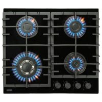 Поверхность газовая DELONGHI Grazia 6GW NB 58см 4 конфорки чугун черный