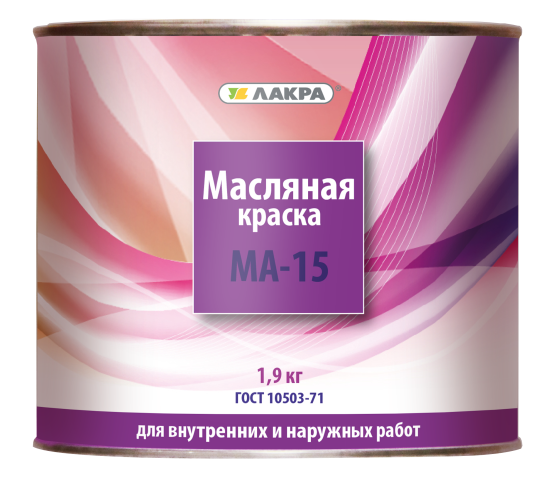 Масляная краска Лакра Diy гладкая цвет серый 1.9 кг
