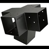 Коннектор промежуточный 100x100 мм цвет черный