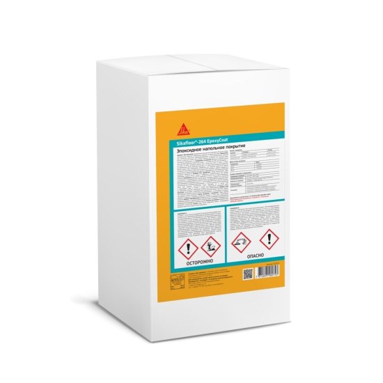 Пол эпоксидный Sika Sikafloor-264 EpoxyCoat (A+B) двухкомпонентный серый RAL 7040 8,5 кг + 1,5 кг