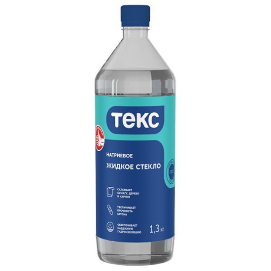 Стекло жидкое ТЕКС натриевое  1,3кг, арт.700014592