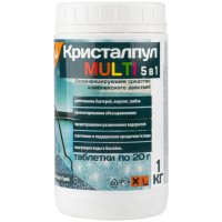 Средство для бассейна Кристалпул Multi 1кг 50 таблеток
