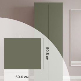 Дверь KONSENSA Лион 59.6x50.8x18 см ДСП цвет тайга