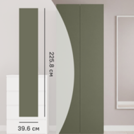 Дверь KONSENSA Лион 39.6x225.8x18 см ДСП цвет тайга
