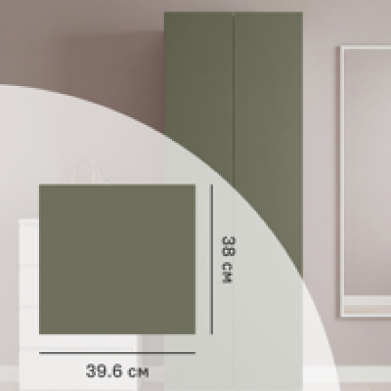 Дверь KONSENSA Лион 39.6x38x18 см ДСП цвет тайга