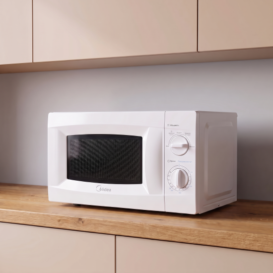 Микроволновая печь Midea MM720CKE 20 л 43.9x33x25.8 см механическое управление цвет белый