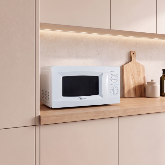 Микроволновая печь Midea MM720CKE 20 л 43.9x33x25.8 см механическое управление цвет белый
