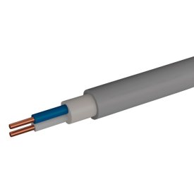 Кабель NYMнг(А)-LS-О 2x1,5 ГОСТок серый 50 м