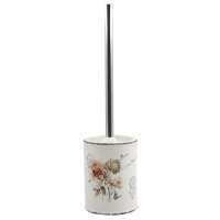 Гарнитур для туалета VITARTA Fleurs керамика нержавеющая сталь бежевый