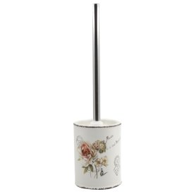Гарнитур для туалета VITARTA Fleurs керамика нержавеющая сталь бежевый