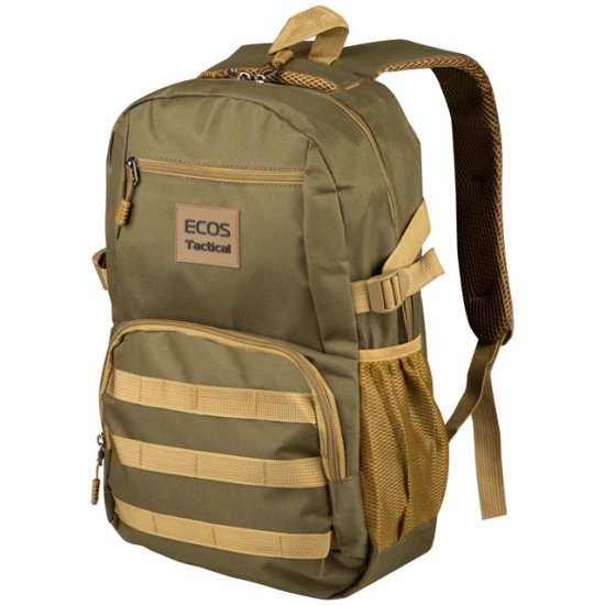 Рюкзак ECOS MB-04 28x45x16см 30л темно-зеленый полиэстер