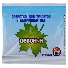 Порошок Девон-Н для биотуалетов и выгребных ям 30г
