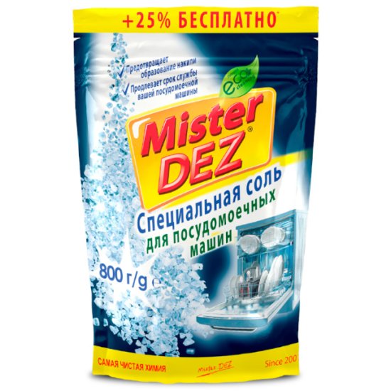 Соль для ПММ MISTER DEZ Eco Cleaning 800г
