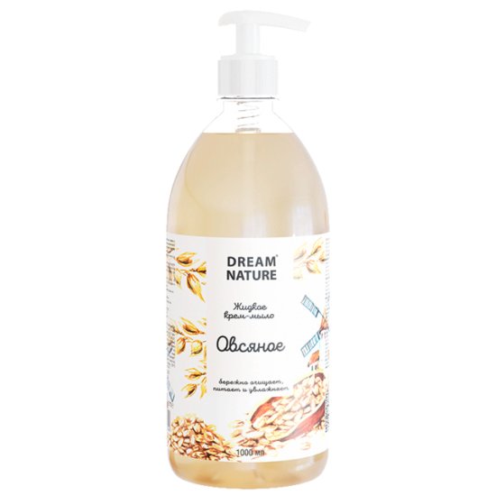 Мыло жидкое DREAM NATURE Овсяное 1л