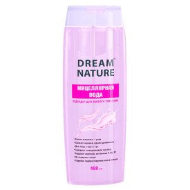 Вода мицеллярная DREAM NATURE для всех типов кожи 400мл