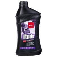 Масло моторное  AEG Ультимэйт полусинтетическое 4Т  1л