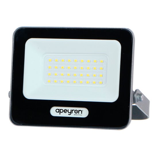 Прожектор светодиодный Apeyron Стандарт 6500 30 Вт IP65 серый