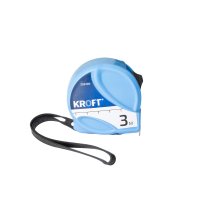 Рулетка Kroft с фиксатором 3 м x 16 мм