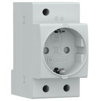 Розетка щитовая модульная EKF PROxima 230 В 16 А 2P+PE (RDE4716)