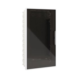 Щит слаботочный встраиваемый DKC Frame пластиковый IP40 529х311х100 мм 36 модулей прозрачная дверь белый (F36B4WDDIY)