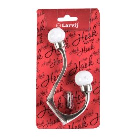 Крючок для пальто и шапки LARVIJ LKBR184SN никель