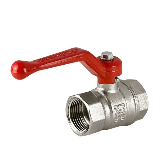 Кран шаровой латунный Valfex Standart N/P59 3/4 ВР (г) х 3/4 ВР (г) ручка прямой (VF.214.NR1.034.N/P59.Bir)