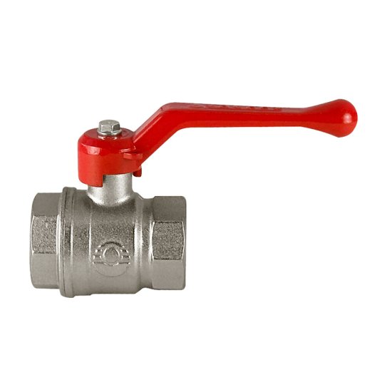 Кран шаровой латунный Valfex Standart N/P59 1 ВР (г) х 1 ВР (г) ручка прямой (VF.214.NR1.100.N/P59.Bir)