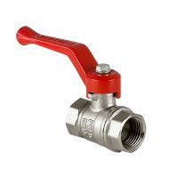 Кран шаровой латунный Valfex Standart N/P59 1/2 ВР (г) х 1/2 ВР (г) ручка прямой (VF.214.NR1.012.N/P59.Bir)