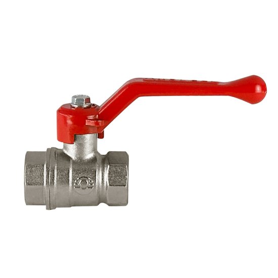 Кран шаровой латунный Valfex Standart N/P59 1/2 ВР (г) х 1/2 ВР (г) ручка прямой (VF.214.NR1.012.N/P59.Bir)