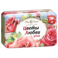Мыло НЕВСКАЯ КОСМЕТИКА Цветы любви Роза 90г
