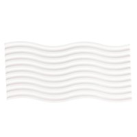 Панно декоративное Dream River Волна гипс белое 11x25x1 см