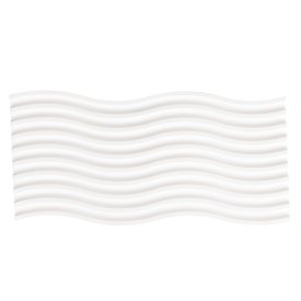 Панно декоративное Dream River Волна гипс белое 11x25x1 см