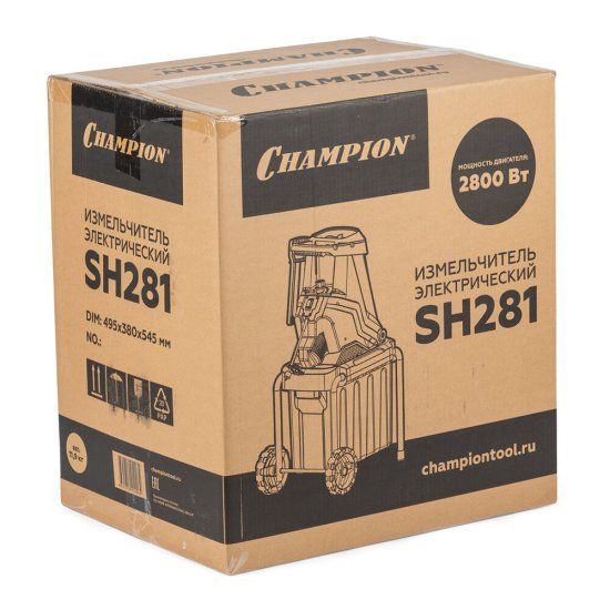 Измельчитель электрический Champion SH281 2,8 кВт