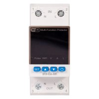 Реле напряжения RUCELF SRW-63A-WIFI с Wi-Fi 63А на DIN-рейку однофазный