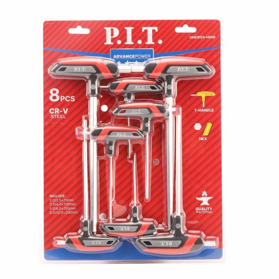 Набор шестигранных ключей P.I.T. Advance 2,5-10 мм (HHEW03-H008) (8 шт.)